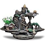 ZONSUSE Rückfluss Wasserfall Räuchergefäß,Bergwasserfall Rückfluss Räuchergefäß,Mountain...