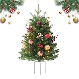 Weihnachtsbaumstecker mit Lichtern | Dekorative Weihnachtsbaumpfähle | Outdoor...