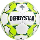 Derbystar Stratos Fußballbälle Weiss/Gelb/Blau 4