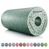 BODYMATE Faszienrolle Standard Mittel-Hart mit Gratis E-Book - Midnight-Green 30x15cm