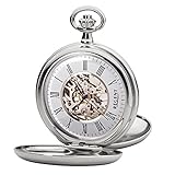 Regent - Taschenuhr - Mechanisch - Silber - Skelett - P93