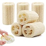 6Pcs Luffa Schwamm,Dusche Luffa Gurke Schwamm Natur Luffa Badeschwamm Duschschwamm Spülschwämme,...