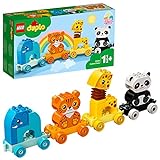 LEGO 10955 DUPLO Mein Erster Tierzug mit Spielzeug-Tieren, Lernspielzeug für Kleinkinder, Mädchen...