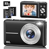 Digitalkamera Fotokamera mit 32GB Karte, 1080P FHD 44MP Kinder Kamera 2,4 '' LCD 16X Digital Zoom...