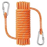 NorthPada 10 mm x 10 Meter Statisches Outdoor-Kletterseil, Nylon-Hochleistungsseil,...