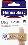 Hansaplast Elastic Fingerstrips Pflaster (16 Strips), extra lange Wundpflaster speziell für Wunden...