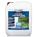 AQUASAN Gartenteich Mulmvec Flüssiger Teichsauger Plus (Teichschlammentferner - Kein mechanisches...