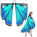 EMAGEREN Damen Schmetterling Kostüm Damen Schmetterlingsflügel Erwachsene Frauen...