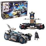 DC Comics - Ultimate Transforming Batmobile mit Batmanfigur (10cm), 1 Pfeil-Katapult, Lichteffekten,...