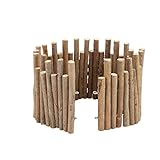 ZESTEFY Hamster-Holzbrücke, sicherer Spielplatz, Holzzaun, Tunnel, Versteck für Kleintiere