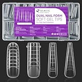 Gelike ec Dual Nail Forms Set: 4 Formen Nagelverlängerung Verlängerung Nagel Gel Formen Nagelform...