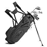 PGM G300 Herren Golfschläger Komplett Set, Titan #1 Hybrid Bias Hybrid Golfschläger Set Heavy Duty...