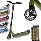 Fun Pro Stunt Scooter Insane2, Stunt Roller mit ABEC 9 Lager, Scooter mit Griptape, 110 mm Rollen...
