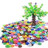 YyiFcg Steckblumen, Steckspiel Mit 600 Teilen, Kreatives Bauset, Förderung Der Feinmotorik, 3 cm...
