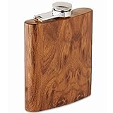 Edelstahl Flachmann Auslaufsicher Nachhaltiger Hip Flask Schnapsflasche 90% Recycling Edelstahl 190...