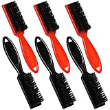 Veemoon 6 Stück Friseur Reinigungsset mit Nylonborsten Trimmer und Bartpflegebürste Komfortabler...