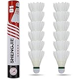 Philonext Badminton Federn, Goose Federn, Stall und langlebig, Sport, Training, Badminton-Bälle,...