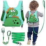 Dr.meter Kinderleine, Anti-Verlust-Rucksack mit 1.2M 360° Drehbarem Sicherheitsgurt 3-in-1...
