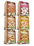 Benton & Horris Mix Box 6 Stück – Tiefkühl Snack Probierbox – Burger, Creamchicken, Gratin,...
