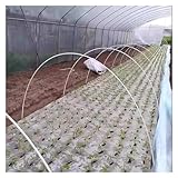 JCWGLY Folientunnel Wachstumstunnel-Gartenreifen-Gewächshausrahmen, 50 Stück...