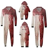 Familien-Halloween Schlafanzüge Bloody Family Halloween Comfortable Dress Fashion Casual Print...