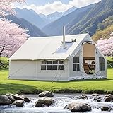 Aufblasbares Campingzelt, wasserdicht, winddicht, 4 Jahreszeiten, mit einfach aufzubauender Pumpe,...