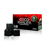 Coco Khalifa Shisha Kohle | 10kg Naturkohle aus Kokosnussschalen | Premium Wasserpfeife & Grill...