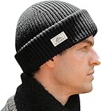 FonVan Strickmützen für Herren, Warmes Strick Skimützen, Winter Knit Hut Herren, Thermische...