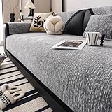 Yahbrra Anti Slip Sofa Uberzug: 1 2 3 4 Sitzer L Form Sofaüberwurf Weiche Chenille Hund Katze...