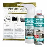 HOTREGA Natur- & Specksteinofen Reiniger & Pflege je 500 ml | Reinigung, Farbauffrischung & Schutz...