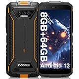 DOOGEE S41T Android 13 Outdoor Handy Ohne Vertrag (2024), 6300 mAh, 8GB RAM+64GB/ 1TB Erweiterbar...