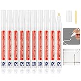 10 Stück Weiß Fugenstift für Restaurierung Fugenmörtel Restaurierung Stift Reparatur Marker für...