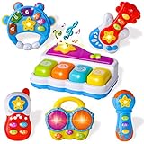 JOYIN 6 STÜCKE Sensorisches Musikinstrument-Spielzeug für Kleinkinder, inklusive...
