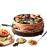 Emerio Pizzaofen, PIZZARETTE das Original, 3 in 1 Pizza-Raclette-Grill, patentiertes Design, für...