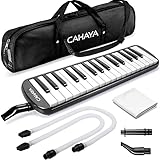 CAHAYA 32 Tasten Melodica für Kinder Melodica Instrument mit Tragetasche geeignet für Anfänger...