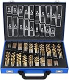 CAVATINY 170-teilig Metallbohrer Set Metallbohrersortiment HSS geschliffen,Split Point...