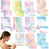 OTTOOPPXIN 160 Stück Aquarell Briefumschlag Set, A5 Aquarell Briefpapier mit Umschlag Briefbogen...