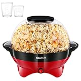 SIKITUT Popcornmaschine, Popcorn Maker für Zuhause, Popcorn Popper Maschine mit...