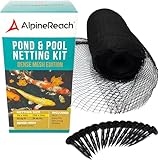 AlpineReach 2m x 3m Teichnetz Feinmaschig (10x10mm) Extra Stark Gewebtes Netz, Vogelschutznetz,...