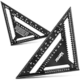 Kirner - 5in1 Zimmermannswinkel 30cm [ PROFI VERSION 2024 ] anreißen messen uvm - alles in einem -...