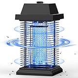 TMACTIME Elektrischer Insektenvernichter, Insektenfalle Mückenlampe 20w 4500V mit UV-Licht, Keine...