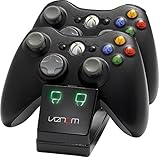 Venom Twin Docking Station für Xbox 360 - Ladestation für Xbox 360 Controller inklusive 2 Zusatz...