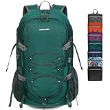 BECOJADDE Wanderrucksack Herren Damen 40L Ultraleichter Faltbarer Rucksack Wasserdichter...