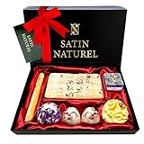 Geschenke für Frauen - 7 Luxuriöse BIO Badebomben Vegan für 14 Bäder - Badekugeln als...