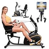 Hop-Sport Liegeergometer für zu Hause HS-045L Volt, Sitzergometer mit Magnetbremse & 10...