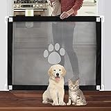 Hunde Türschutzgitter Treppenschutz Türschutzgitter ohne Bohren Hundebarrieren 100 x 75 cm...