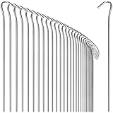 com-four® 36x Zelt-Heringe aus Stahl 23cm x Ø 4mm - Lange und robuste Erdnägel für Camping und...