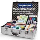 magnetoplan Moderationskoffer l Inkl. 2800 Teile l HxBxT 340x470x165mm l Hochwertiger...