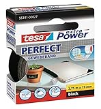 tesa extra Power Perfect Gewebeband - Gewebeverstärktes Ductape zum Basteln, Reparieren,...