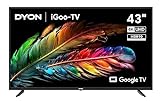 DYON iGoo-TV 43U 108cm (43 Zoll) Google TV (4K UHD, HD Triple Tuner, Prime Video, Netflix, Google...